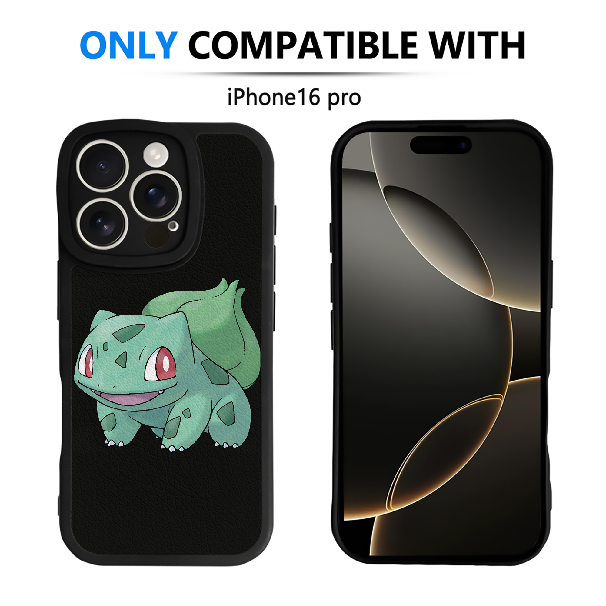 （画像用） ポケットモンスター Pokémon 【iPhone 16シリーズ対応】シリコンスマホケース（レザー調） 材質：シリコン